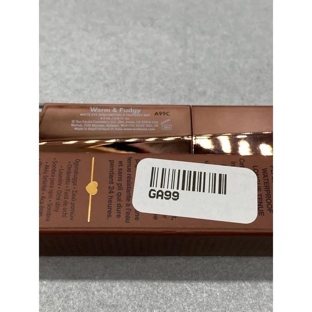 Too Faced Melted Chocolate Matte Eyeshadow - Warm & Fudgy - 0.16 Oz